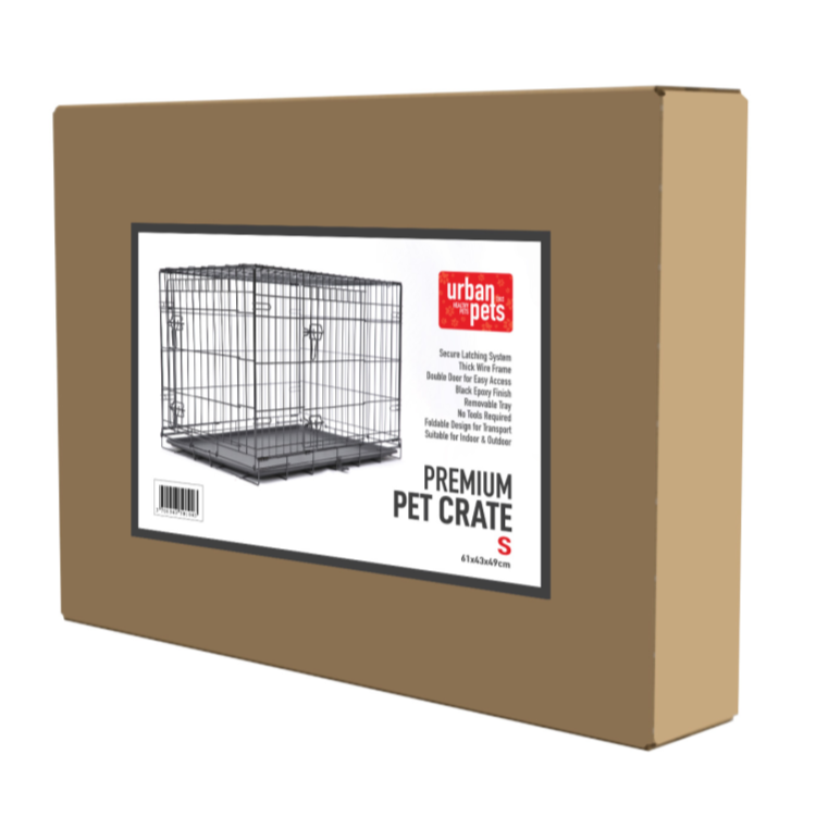 Foldable Dog Crate Small, 61 X 43 X 49 Cm