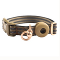 Dog Collars Airtag Reflective Nylon Large (Green)