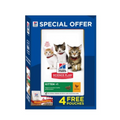 Special Offer Hills Kitten Chicken Cat Dry Food 1.5kg + Free 4 Pouches Kitten Wet Food