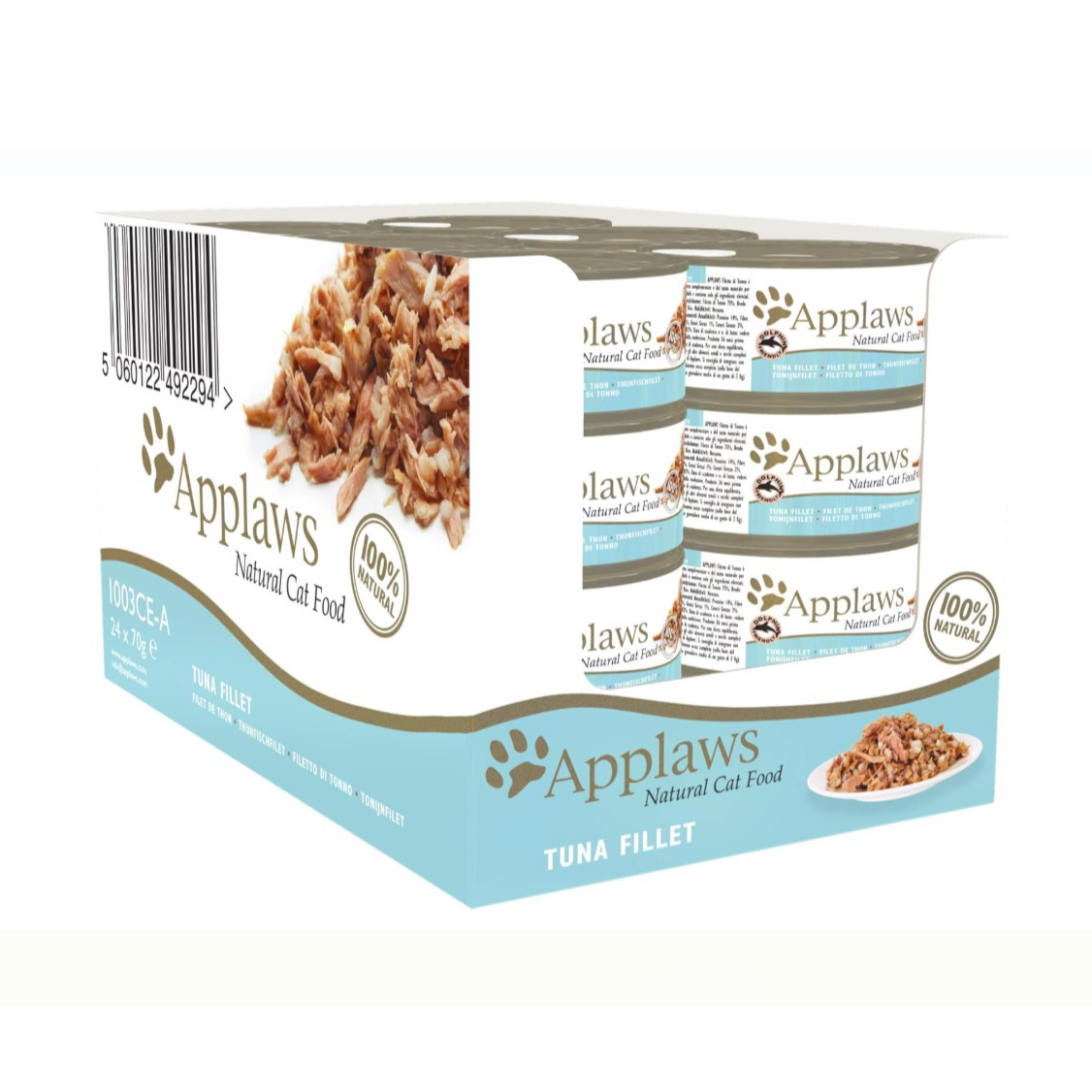 Applaws Tuna Fillet 24x70g