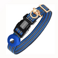 Dog Collars Airtag Reflective Nylon Large (Blue)