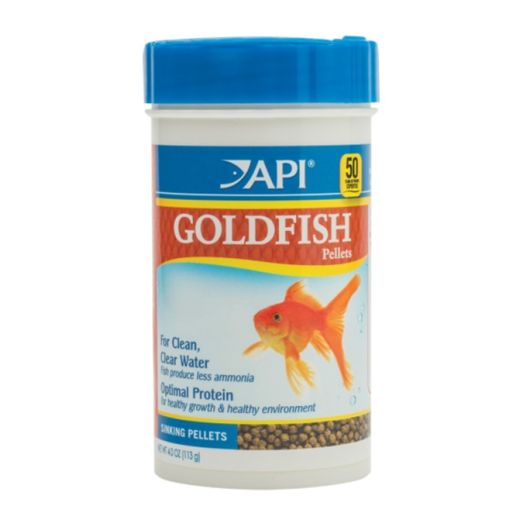 API Goldfish Pellets Fish Food 4 oz