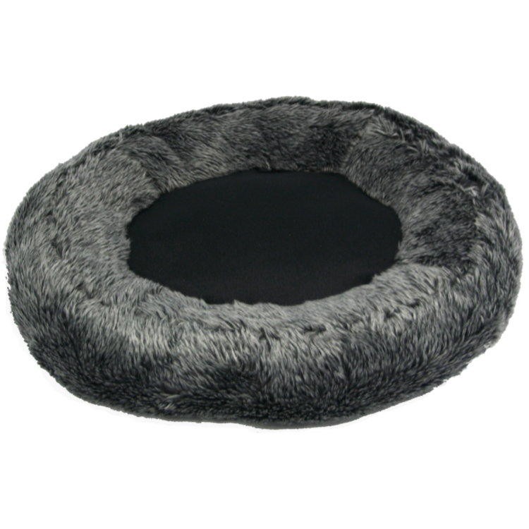 Mikki Cat Luxury Snoozer Bed Pillow, Charcoal