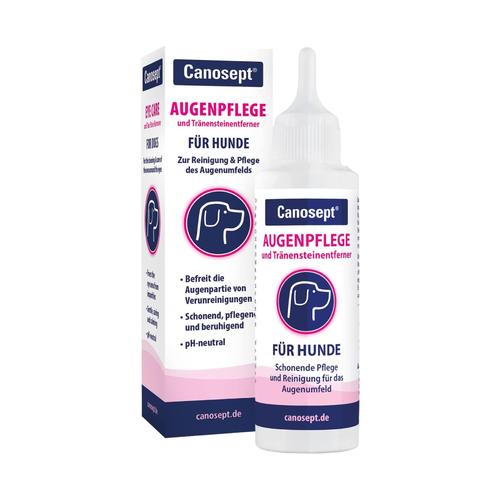 Canosept Eye Care & Tear Stain Remover For Dogs & Cats 120m