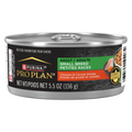 PRO PLAN ADULT SMALL BREED CHICKEN AND CARROTS ENTREE IN GRAVY WET DOG FOOD, 24X156G