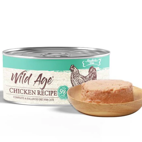 Absolute Bites Wild Age Cats Complete & Balanced Diet Chicken Recipe 80gm
