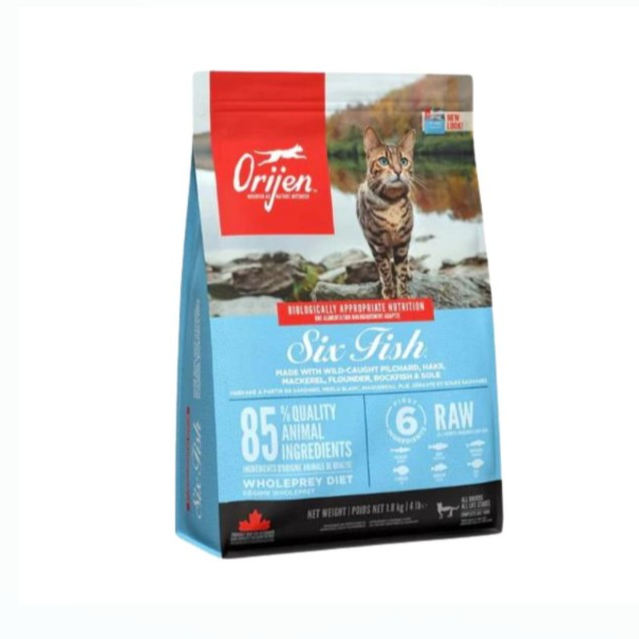 Orijen Cat Six Fish Dry Cat Food 1.8kg