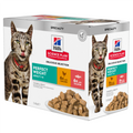 Hills Perfect Weight Cat Wet Food WIth Chicken & Salmon 85g x 12 Pouches