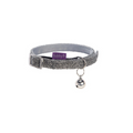 Disco Cat Collar Silver, XSmall