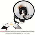Adjustble Pet Recovery Collar For Pets Transparent, Small