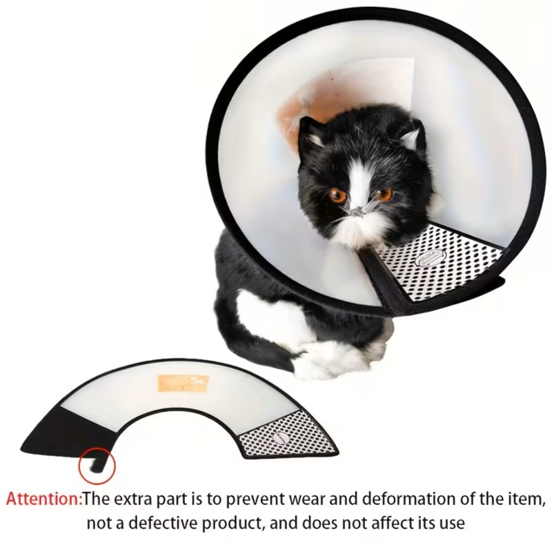 Adjustble Pet Recovery Collar For Pets Transparent, Small
