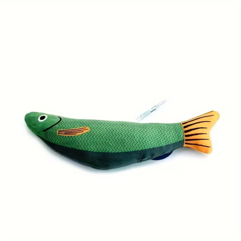 Catnip Crinkle Fish Toy (Green)