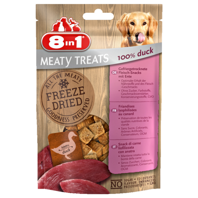 8in1 Meaty Treats Freeze Dried Duck 50 g