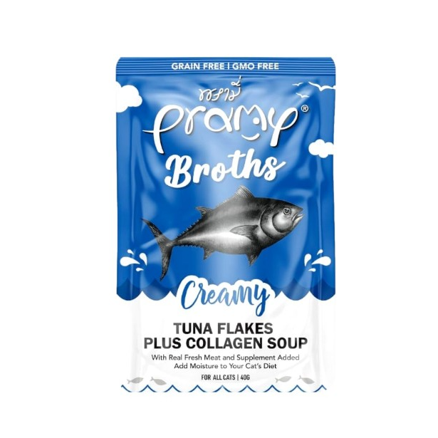Pramy Broth Creamy Tuna Flakes Plus Collagen Soup 40g