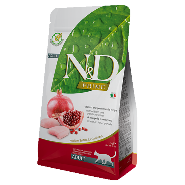 Farmina N&D Adult Dry Cat Food With Chicken and Pomegranate , 1.5kg