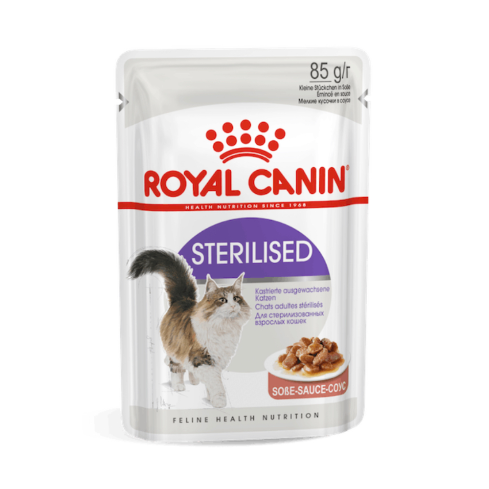 Royal Canin Sterilised Gravy Cat Wet Food 85g Pouch