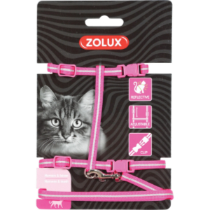 Cat Harness & Leash Kit Pink