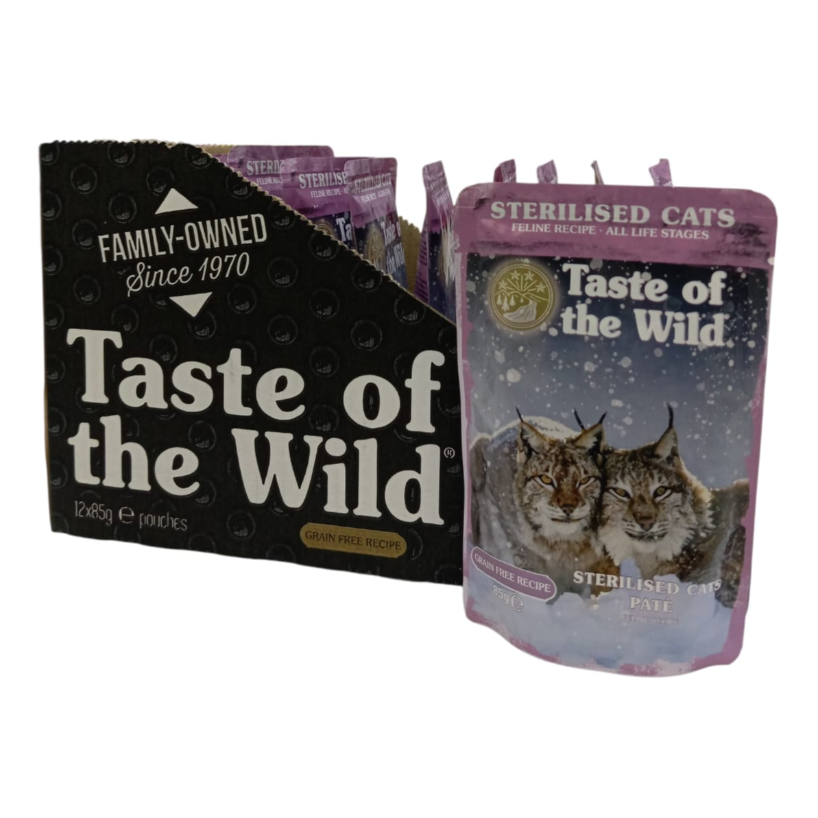 Taste of the Wild Sterilised Cat Paté 12x85g