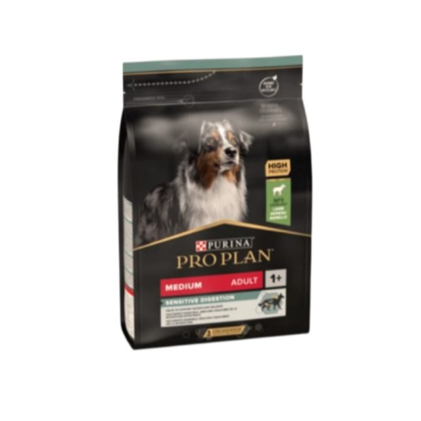 Purina Pro Plan Sensitive Digestion Medium Adult Lamb Dry Dog Food 3kg