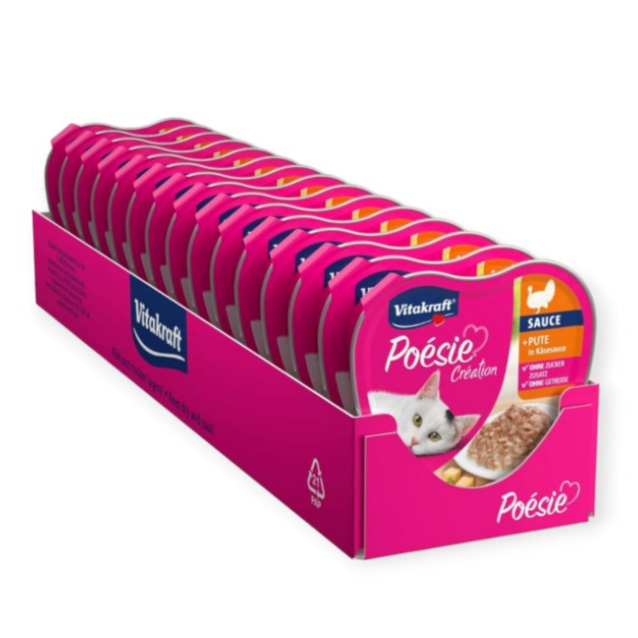 Vitakraft Poesie Creation Turkey in Cheese 15x85g