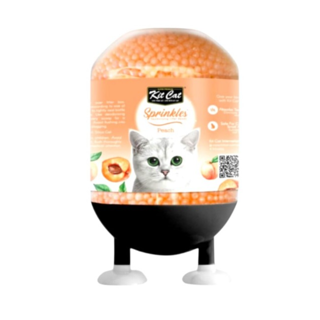 Kit Cat Litter Sprinkles Deodorizing Beads Peach 240g