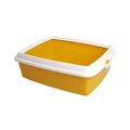 Hydra Maxi Litter Tray With Frame For Cats Yellow