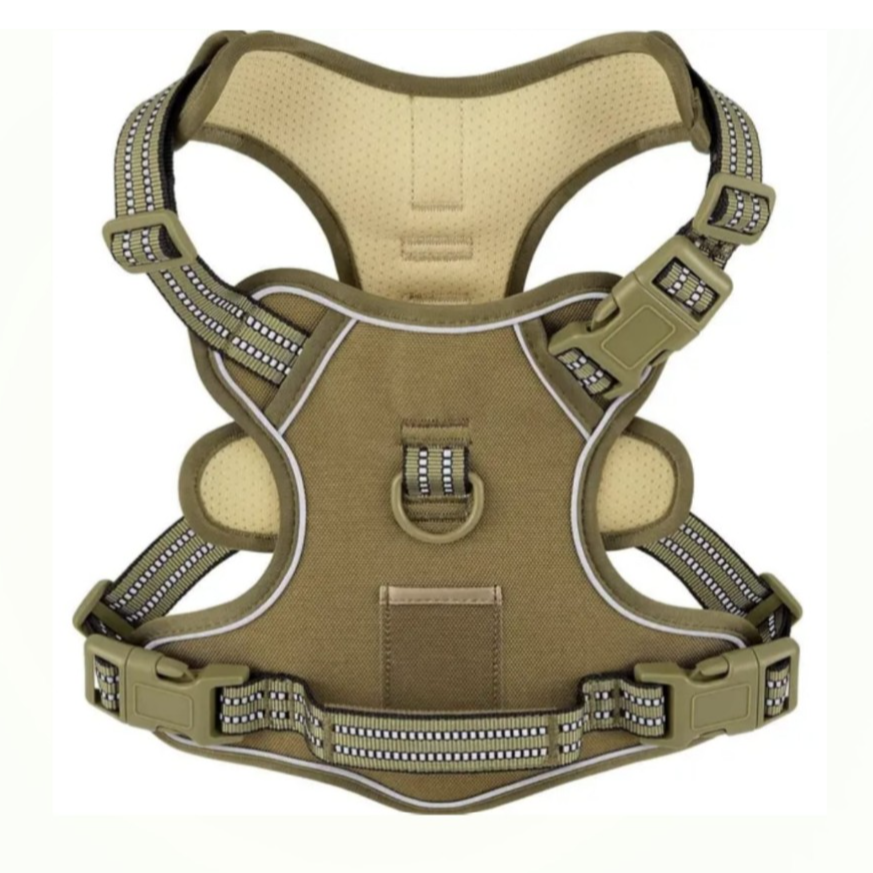 Dog Harness Army Color (Large)