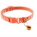 Cat Collar Size Adjustable with Bell (Orange)