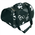 Flower Print Pet Carrier Black Medium, 39.5 x 24 x 25.5 cm