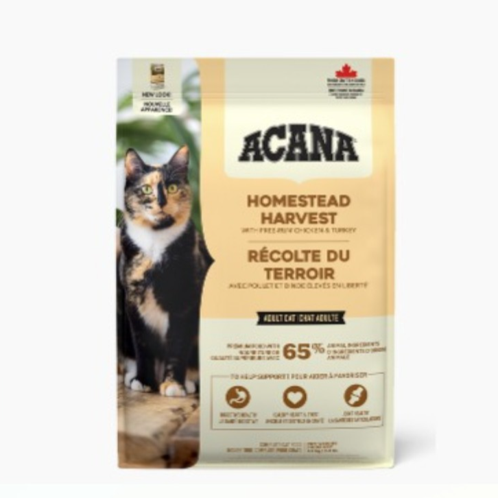 Acana HomeStead Harvest adult Cat Dry Food 4.5kg
