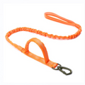 Heavy Duty Dog Leash with 2 Padded Handles Adjustable Dog Leash Orange