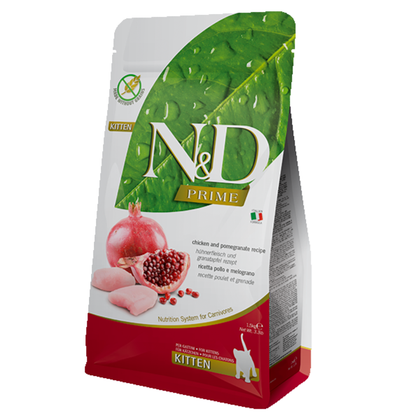 Farmina N&D Kitten Dry Food With Chicken and Pomegranate, 1.5kg