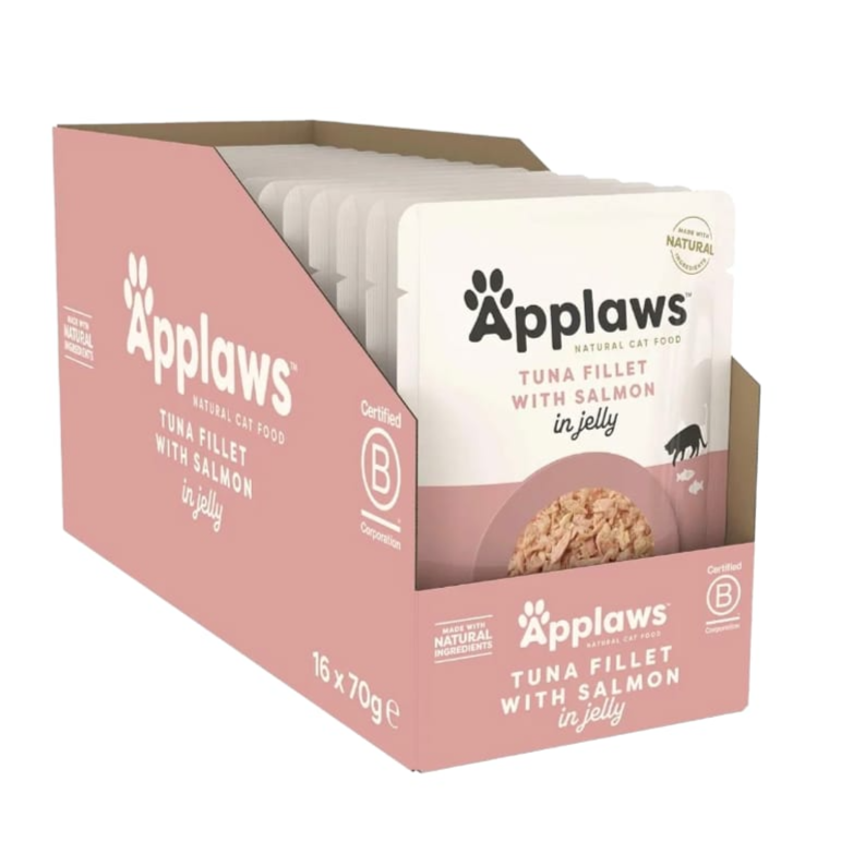 Applaws Tuna fillet with Salmon in jelly 16x70g