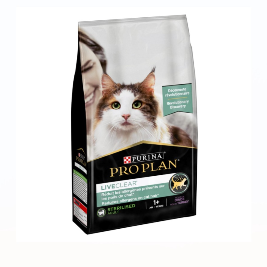 Purina Pro Plan Liveclear Adult Allergen Reducing Dry Cat Food with Turkey 1.4kg