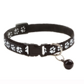 Cat Collar Size Adjustable with Bell (Black)