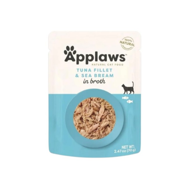 Applaws Tuna Fillet with Sea Bream 70g