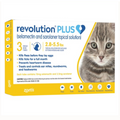 Zoetis Revolution Cat Plus 0.25 Mg, 1.3-2.5kg (3 Tubes)