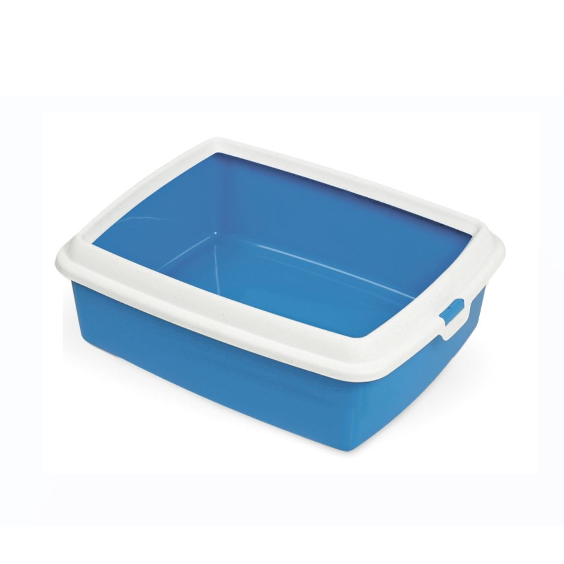 Hydra Mini Cat Litter Tray Blue with frame - 43 x 31 x 12 cm