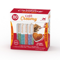 Catit Creamy Treats Mega Mix Gift Box, 80 x 10 g