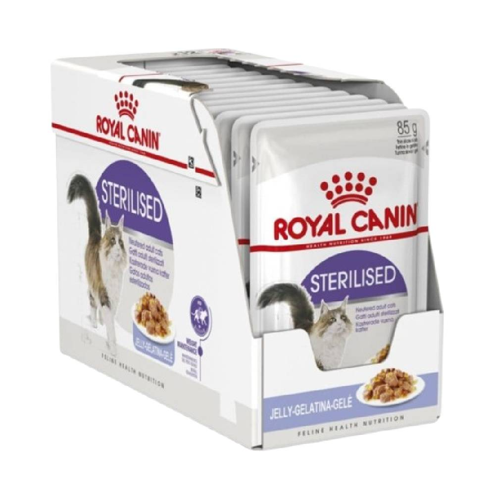 Royal Canin Sterilised Jelly Cat Wet Food 85g x 12 Pouches