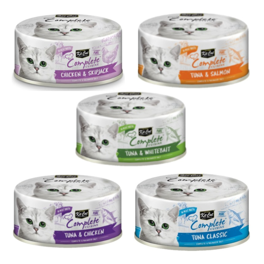Kit Cat Complete Cuisine Mix Flavor 70g x 12 Can