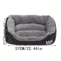 Cosy Pet Bed With Paw Print