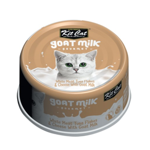 Kit Cat White Meat Tuna Flakes & Cheese with Goat Milk 70g