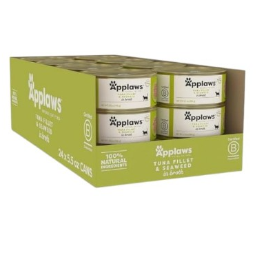 Applaws Tuna FIllet with Seaweed 24x70g