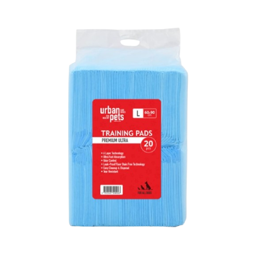 Urban Pets Training Pads Premium Ultra Puppy Large Blue