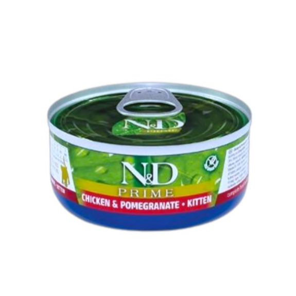 Farmina N&D Prime Kitten Wet Food Chicken & Pomegranate 70g