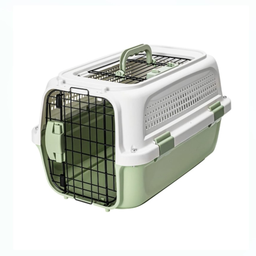 Outdoor Pet Air Transport Cage Dog and Cat Portable Carrier Box (Small)