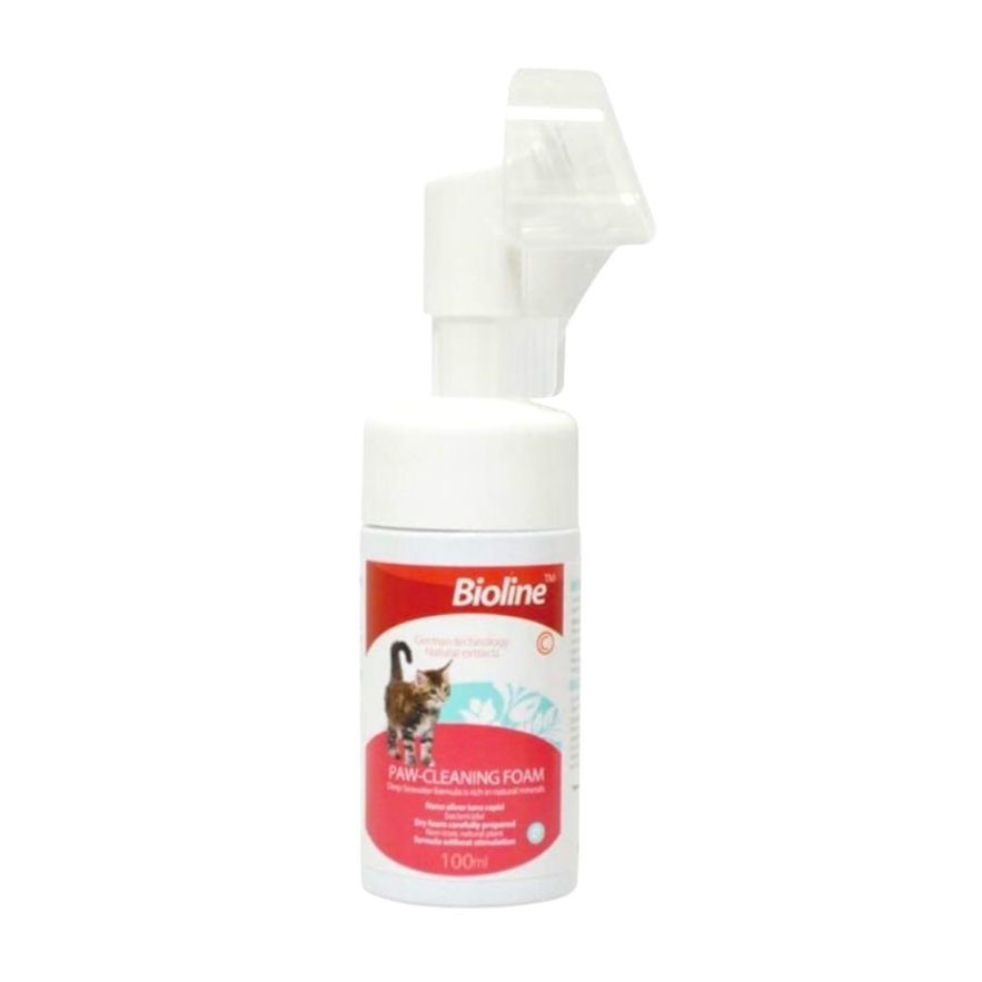 Bioline – Paw Cleaning Foam for Cats 100ml
