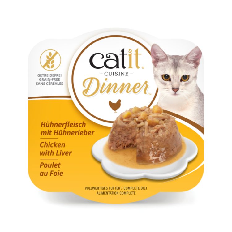 Catit Chicken Dinner, Liver & Sweet Potato 75g x 6 pcs