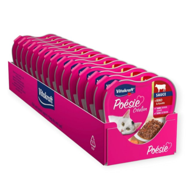 Vitakraft Poesie Creation Beef & Carrot 15x85g